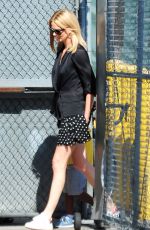 CHARLIZE THERON at Jimmy Kimmel Live in Hollywood