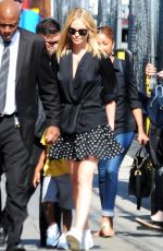 CHARLIZE THERON at Jimmy Kimmel Live in Hollywood