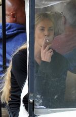 CHARLIZE THERON on the Set of The Huntsman 07/15/2015