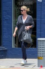CHARLIZE THERON Out Shopping in Los Angeles 07/23/2015