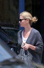 CHARLIZE THERON Out Shopping in Los Angeles 07/23/2015