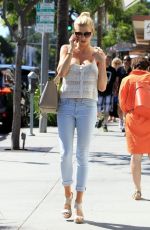 CHARLOTTE MCKINNEY Out and About in Beverly Hills 07/28/2015