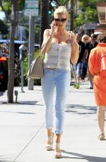 CHARLOTTE MCKINNEY Out and About in Beverly Hills 07/28/2015