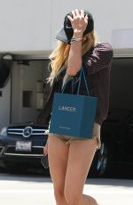 CHLOE MORETZ in Short Shorts Out and About in Los Angeles 07/02/2015