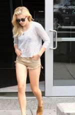 CHLOE MORETZ in Shorts Out and About in Vancouver 07/25/2015