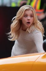 CHLOE MORETZ on the Set of Brain on Fire in Vancouver 07/17/2015