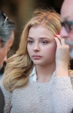 CHLOE MORETZ on the Set of Brain on Fire in Vancouver 07/17/2015
