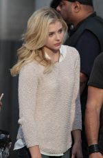 CHLOE MORETZ on the Set of Brain on Fire in Vancouver 07/17/2015
