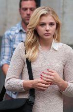 CHLOE MORETZ on the Set of Brain on Fire in Vancouver 07/17/2015