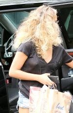 CHRISSY TEIGEN Arrives at Bristol Farms in West Hollywood 06/30/2015