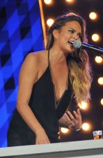 CHRISSY TEIGEN at Lip Sync Battle Live at Summerstage in New York