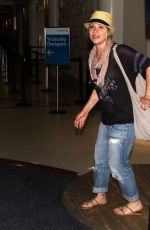 CHRISTINA APPLEGATE at Los Angeles International Airport 07/25/2015