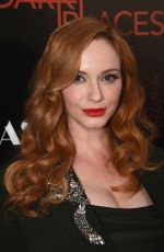 CHRISTINA HENDRICKS at Dark Places Premiere in Los Angeles
