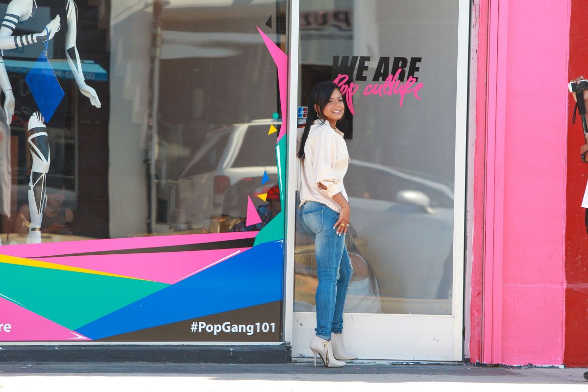 CHRISTINA MILIAN at Her We Are Pop Culture Pop Up Shop in Los Angeles ...