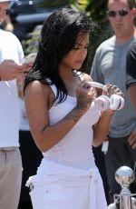 CHRISTINA MILIAN at #wcw Block Party in Los Angeles 07/29/2015