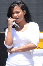 CHRISTINA MILIAN at #wcw Block Party in Los Angeles 07/29/2015