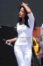 CHRISTINA MILIAN at #wcw Block Party in Los Angeles 07/29/2015
