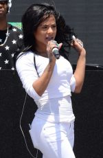 CHRISTINA MILIAN at #wcw Block Party in Los Angeles 07/29/2015
