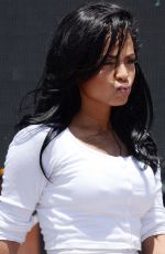 CHRISTINA MILIAN at #wcw Block Party in Los Angeles 07/29/2015