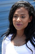 CHRISTINA MILIAN at #wcw Block Party in Los Angeles 07/29/2015