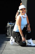 CHRISTINA MILIAN at #wcw Block Party in Los Angeles 07/29/2015