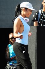 CHRISTINA MILIAN at #wcw Block Party in Los Angeles 07/29/2015