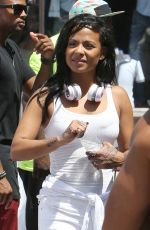 CHRISTINA MILIAN at #wcw Block Party in Los Angeles 07/29/2015