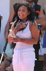 CHRISTINA MILIAN at #wcw Block Party in Los Angeles 07/29/2015