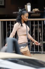 CHRISTINA MILIAN Filming Christina Milian Turned Up in Los Angeles 06/30/2015