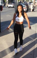 CHRISTINA MILIAN in Jeans at Her We Are Pop Culture Pop Up Shop in Los Angeles 07/25/2015