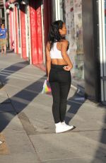CHRISTINA MILIAN in Jeans at Her We Are Pop Culture Pop Up Shop in Los Angeles 07/25/2015