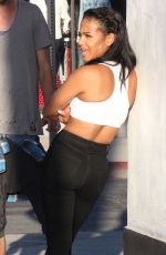 CHRISTINA MILIAN in Jeans at Her We Are Pop Culture Pop Up Shop in Los Angeles 07/25/2015