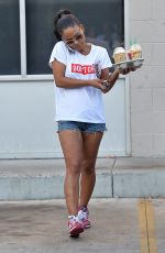 CHRISTINA MILIAN Leaves a Starbucks in Los Angeles 07/02/2015