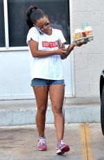 CHRISTINA MILIAN Leaves a Starbucks in Los Angeles 07/02/2015