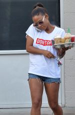CHRISTINA MILIAN Leaves a Starbucks in Los Angeles 07/02/2015