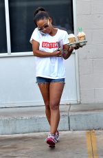 CHRISTINA MILIAN Leaves a Starbucks in Los Angeles 07/02/2015