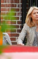 CLAIRE DANES Arrives on the Set of Homeland in Berlin 06/21/2015