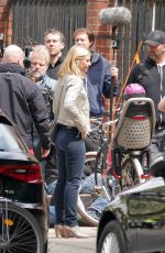 CLAIRE DANES Arrives on the Set of Homeland in Berlin 06/21/2015