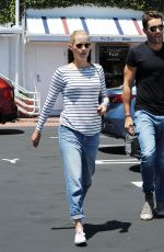 CLAIRE HOLT and Matt Kaplan Out and About in West Hollywood 07/14/2015