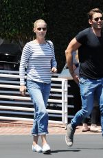 CLAIRE HOLT and Matt Kaplan Out and About in West Hollywood 07/14/2015