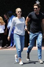 CLAIRE HOLT and Matt Kaplan Out and About in West Hollywood 07/14/2015