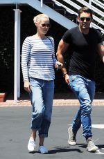 CLAIRE HOLT and Matt Kaplan Out and About in West Hollywood 07/14/2015