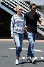 CLAIRE HOLT and Matt Kaplan Out and About in West Hollywood 07/14/2015