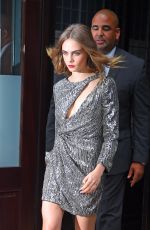 CRA DELEVINGNE Leaves Her Hotel in New York 07/21/2015