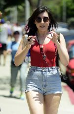 DAISY LOWE in Daisy Duke Out in Los Angeles 07/11/2015