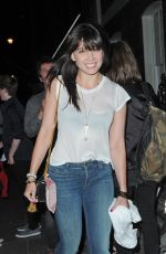 DAISY LOWE in Jeans Out and About in London 07/22/2015
