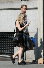 DAKOTA FANNING and Jamie Strachan Out and About in New York 07/25/2015
