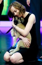 DAKOTA JOHNSON at El Hormiguero TV Show in Madrid
