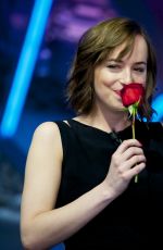 DAKOTA JOHNSON at El Hormiguero TV Show in Madrid