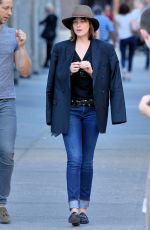 DAKOTA JOHNSON in Jeans Out in New York 07/28/2015
